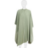 Пеньюар для стрижки DEWAL, полиэстер, зеленый, 140х150 см, на крючках AA48F